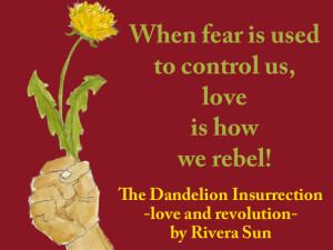 "From all directions and corners of the country, the stories came . . . " -from The Dandelion Insurrection