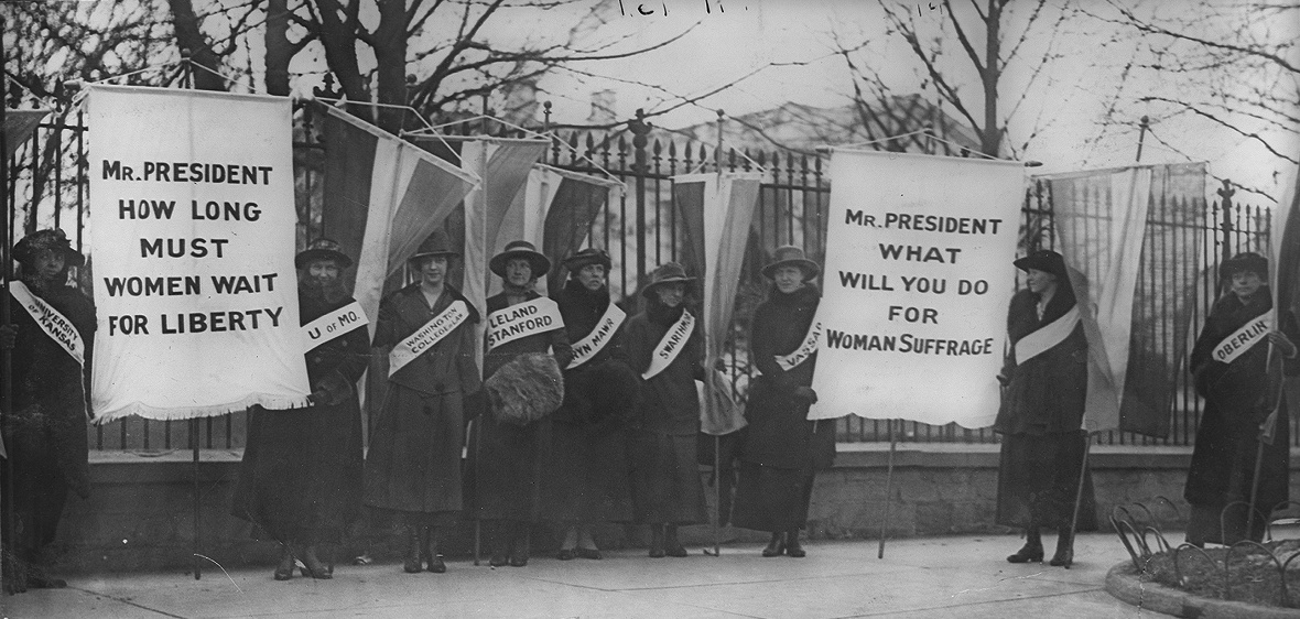 Silent Sentinels Start Suffrage Protest on Jan 10th, 1917
