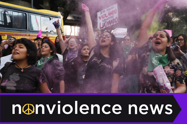 Nonviolence News: Mexico’s Glitter Revolution & Reading Beyond Headlines